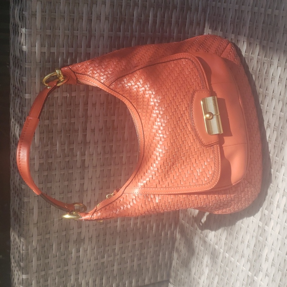❤COACH Kristen Woven EUC Bag
